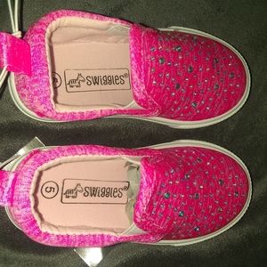 Toddler slip-on shoes with rhinestones sequins